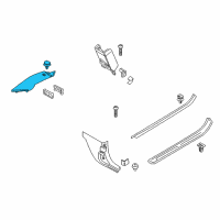 OEM 2011 BMW 128i Cover, Column A Left Diagram - 51-43-2-997-409