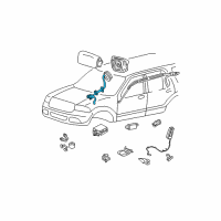 OEM Ford Explorer Sport Trac Clock Spring Diagram - 8L2Z-14A664-B