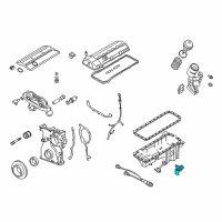 OEM BMW 325xi Crankshaft Position Sensor Diagram - 12-14-1-709-616