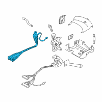 OEM Chevrolet S10 Key Alarm Switch Diagram - 26047332