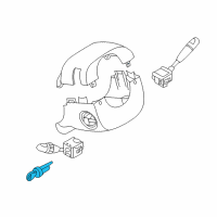 OEM Chevrolet Aveo Ignition Cylinder Diagram - 93745243