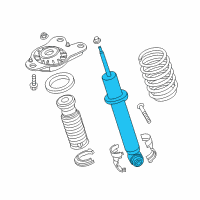 OEM BMW i3s Rear Spring Strut Diagram - 33-52-6-887-108