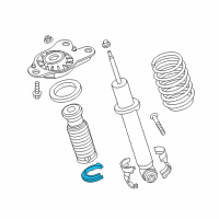 OEM 2015 BMW i3 Lower Spring Pad Diagram - 33-53-6-852-239