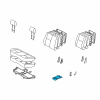 OEM 2001 Toyota Tacoma Cup Holder Diagram - 66990-04010-B0