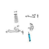 OEM 2003 GMC Savana 2500 Shock Diagram - 84334625