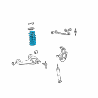 OEM 2013 Chevrolet Express 1500 Coil Spring Diagram - 20760340