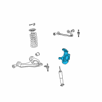 OEM GMC Savana 1500 Steering Knuckle (Machining) Diagram - 25840782