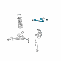 OEM 2008 Chevrolet Express 3500 Upper Control Arm Diagram - 25793550