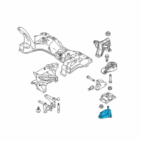 OEM 2008 Ford Focus Upper Bracket Diagram - 6S4Z-7M125-BB