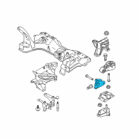 OEM 2012 Ford Transit Connect Transmission Mount Bracket Diagram - YS4Z-6E042-DA