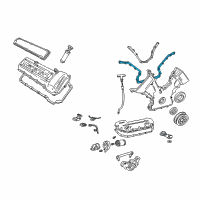 OEM 2005 Ford Thunderbird Front Cover Gasket Diagram - XW4Z-6020-AA