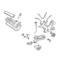 OEM Ford Thunderbird Dipstick Diagram - 3W4Z-6752-AA