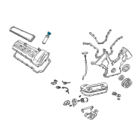 OEM 2002 Lincoln LS Filler Cap Diagram - 2W4Z-6766-AA