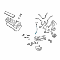 OEM Ford Thunderbird Tube Assembly Diagram - 3W4Z-6754-AA