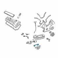 OEM 2004 Lincoln LS Oil Pump Gasket Diagram - 2W9Z-6659-BA