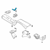 OEM 2003 Chevrolet Tracker Bracket, Trans Mount Diagram - 30020648