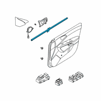 OEM Kia Soul W/STRIP-Fr Dr Belt I Diagram - 82231K0000