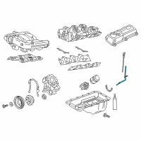 OEM Ford E-150 Econoline Club Wagon Tube Assembly Diagram - F7UZ-6754-GC