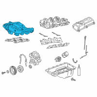 OEM 2000 Ford E-150 Econoline Intake Manifold Diagram - XL3Z-9424-CA