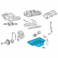 OEM Ford E-150 Econoline Oil Pan Diagram - F65Z-6675-CB