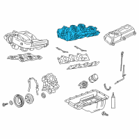 OEM 1999 Ford E-250 Econoline Intake Manifold Diagram - F85Z-9424-AA