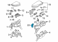OEM 2021 Toyota RAV4 Prime Side Cover Diagram - 82661-42090