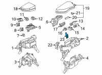 OEM 2021 Toyota RAV4 Prime Side Cover Diagram - 82663-42260