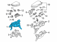 OEM Toyota RAV4 Prime Fuse & Relay Box Diagram - 82740-42060