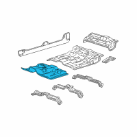 OEM 1997 Ford Expedition Floor Pan Diagram - XL1Z-7811135-BA