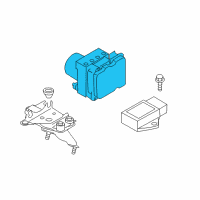 OEM 2016 Nissan 370Z Aniti Skid Actuator And Ecu Assembly Diagram - 47660-3GM2A