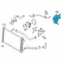 OEM 2012 Lincoln MKZ Reservoir Diagram - BE5Z-8A080-B