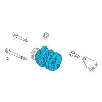 OEM 2014 Honda Odyssey Alternator Assy. (Csk52) (Denso) Diagram - 31100-RV0-A12