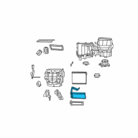 OEM 2015 Jeep Compass Core-Heater Diagram - 5191347AC