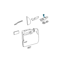 OEM 2005 Ford F-350 Super Duty Mirror Switch Diagram - 6C3Z-17B676-AA