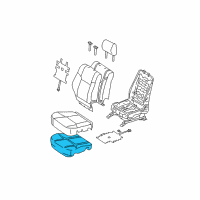 OEM Toyota Seat Cushion Pad Diagram - 71511-35110