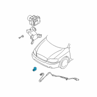 OEM Kia Sedona Abs Waring Module Diagram - 95610FD400