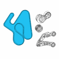 OEM 2019 Jeep Wrangler Belt-SERPENTINE Diagram - 5281668AA