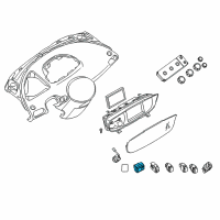 OEM Nissan Pathfinder Armada Switch Assy-Mirror Control Diagram - 25570-5Z000