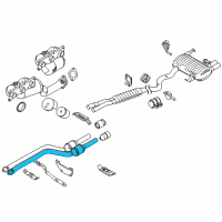 OEM 2012 BMW 328i xDrive Catalytic Converter Diagram - 18-30-7-566-938