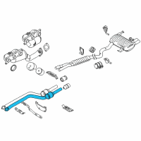 OEM 2008 BMW 328i Catalytic Converter Diagram - 18-30-7-566-938