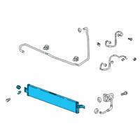 OEM 2019 Chevrolet Traverse Transmission Cooler Diagram - 84397525