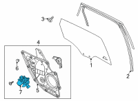 OEM 2022 Ford Escape MOTOR ASY - WINDOW OPERATING Diagram - LJ6Z-5823394-B