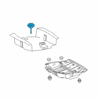 OEM 2014 Lexus IS250 Carrier Assy, Spare Wheel Diagram - 51900-53020