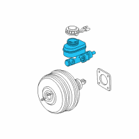 OEM 2005 Chevrolet SSR Cylinder Asm, Brake Master Diagram - 19209266