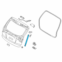 OEM 2014 Hyundai Tucson Lifter Assembly-Tail Gate, LH Diagram - 81771-2S000--DS