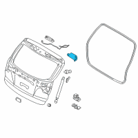 OEM Hyundai Hinge Assembly-Tail Gate Diagram - 79710-0Z000