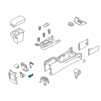 OEM Kia Sorento Switch Assembly-Seat Warmer Diagram - 937522P005