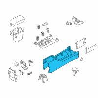 OEM Kia Sorento CONSOLE-FR Diagram - 846102P005VA