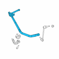 OEM Dodge Charger Bar-Front Diagram - 4782950AC