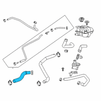 OEM 2020 Buick Envision Lower Hose Diagram - 23486368